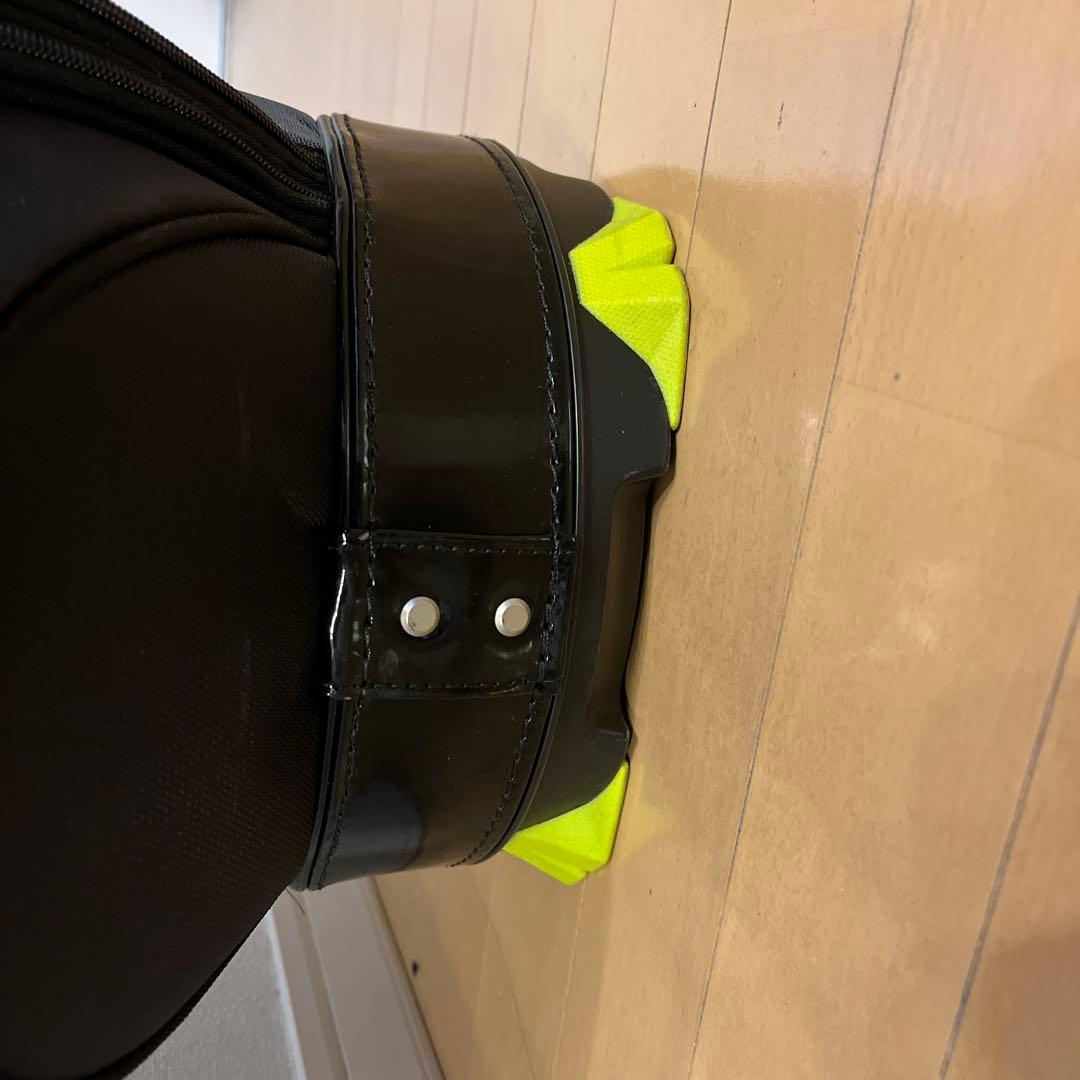 Nike キャディバッグ 黒/グレー/黄緑