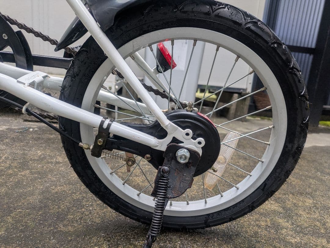 【はじめ】TRAVIS　 折りたたみ自転車 ホワイト　16インチ