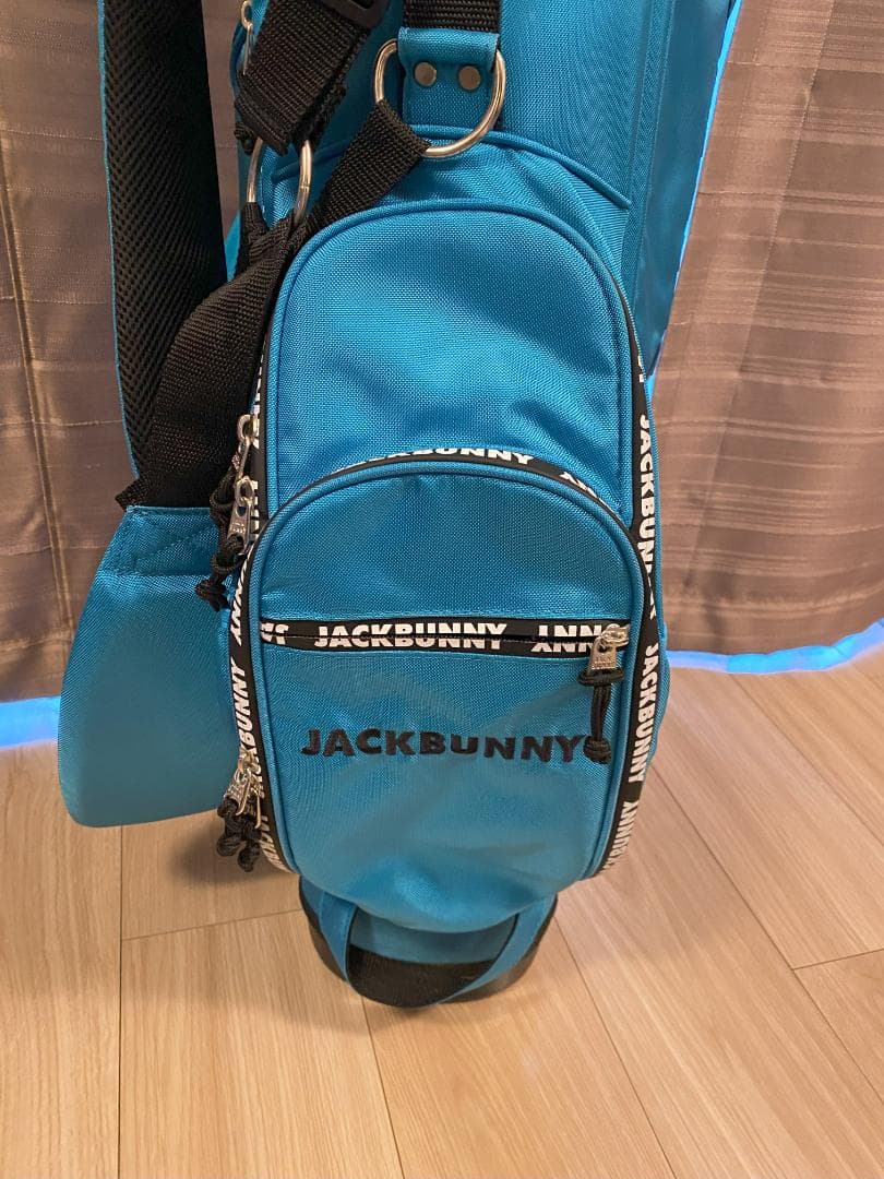 【中古】Jack Bunny　ジャックバニー　スタンドバッグ　ブルー