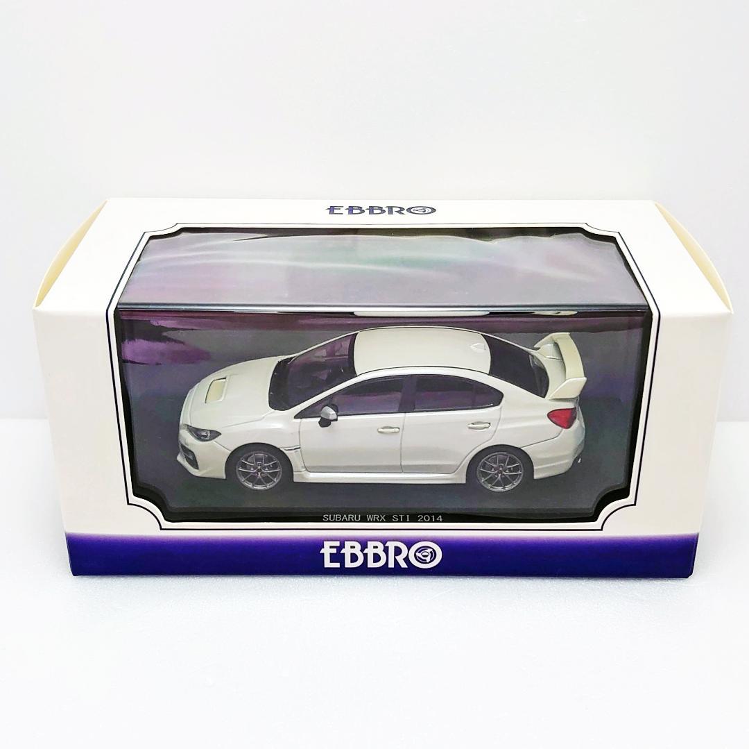 《未使用》　EBBRO　スバル　WRX　STI　2014　ミニカー　SUBARU