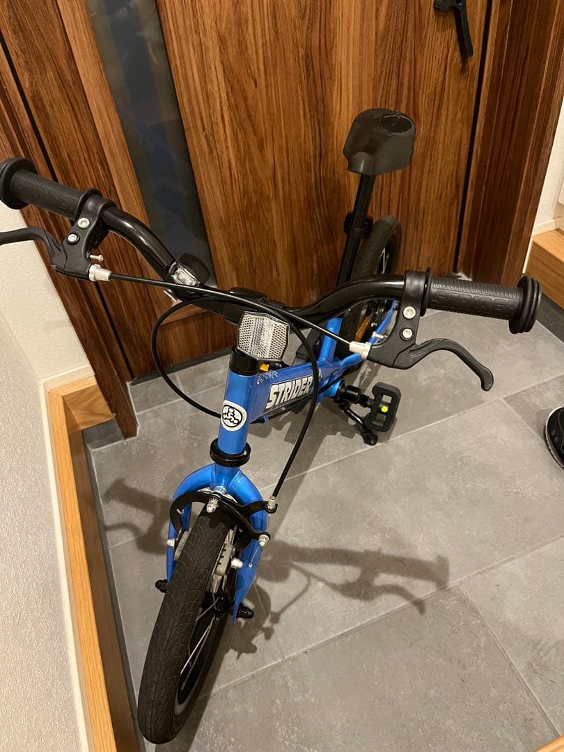 （世田谷区手渡し）STRIDER 14x 幼児用自転車 青