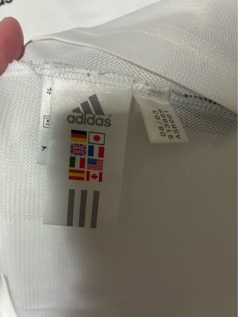 adidas レアル・マドリード 03-04 CLパッチ ユニフォーム Oサイズ