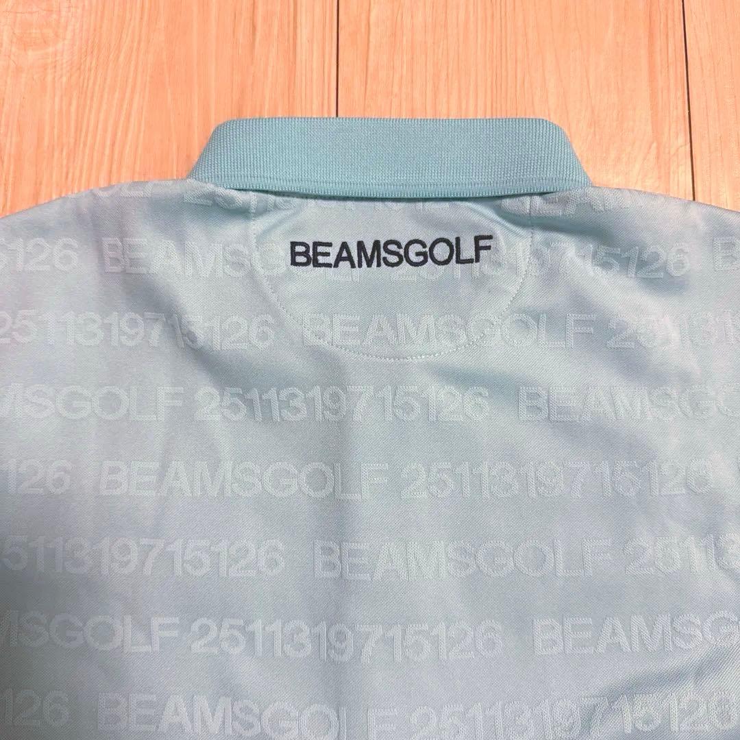 BEAMS GOLF ポロシャツ M 水色