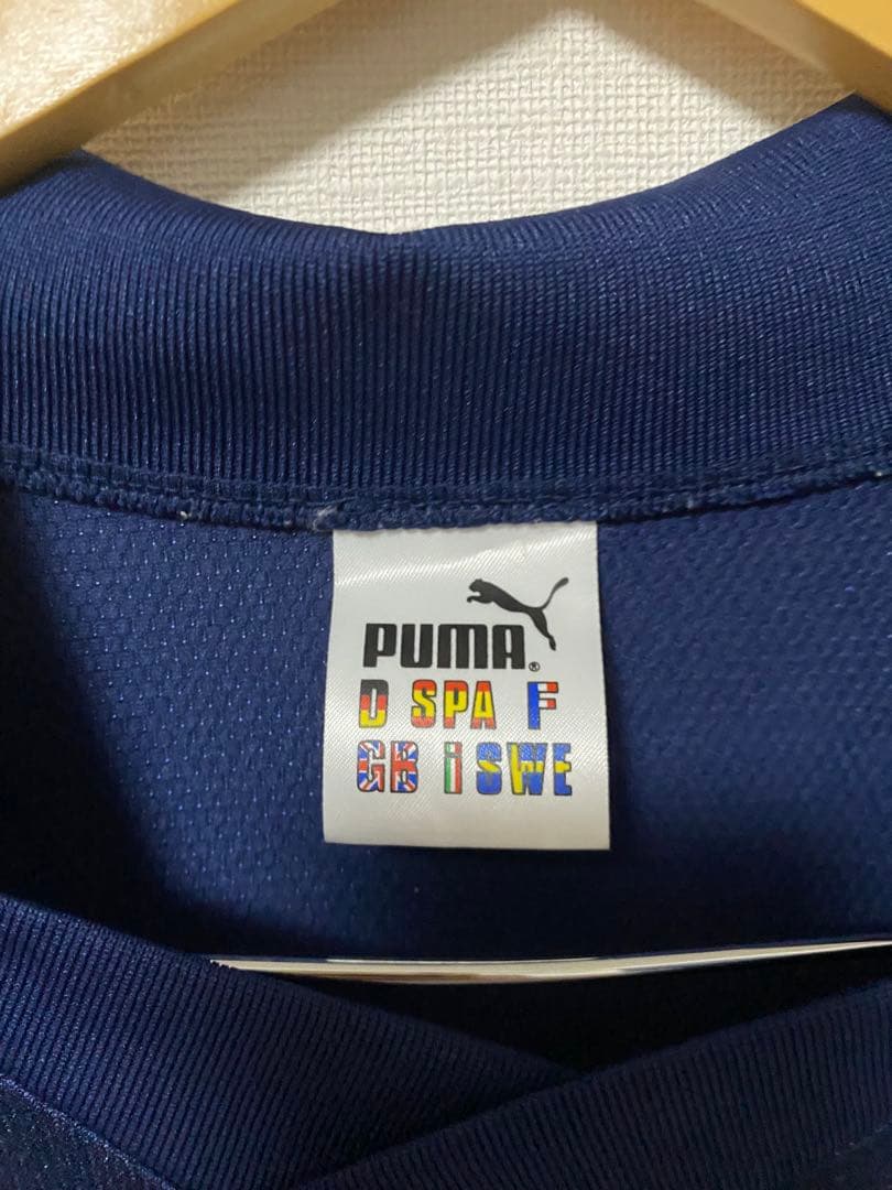 90s ジュビロ磐田 Puma シャツ 2XO ネイビー
