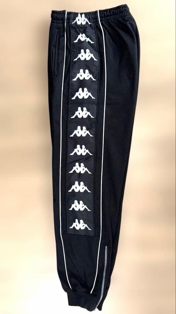 Kappa ユベントス トラックジャケット ブラック ジャージ上下セット