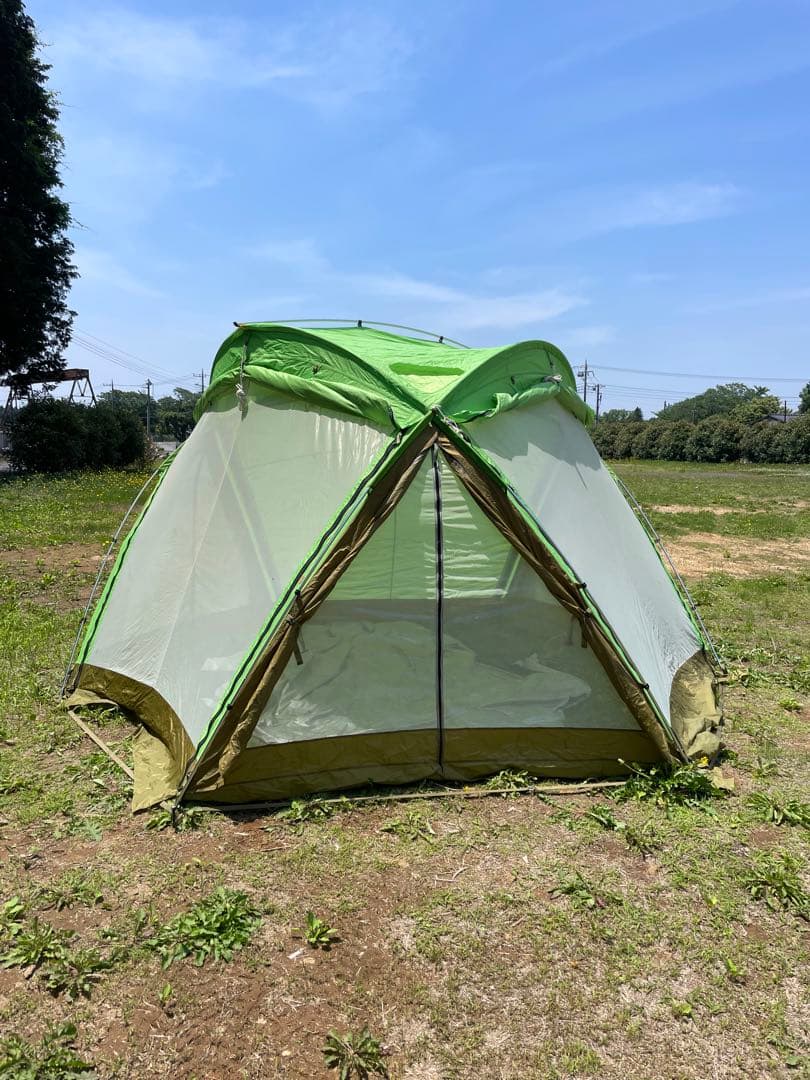 モンベル アストロドーム　ドームテント　キャンプテント グリーン　廃盤テント