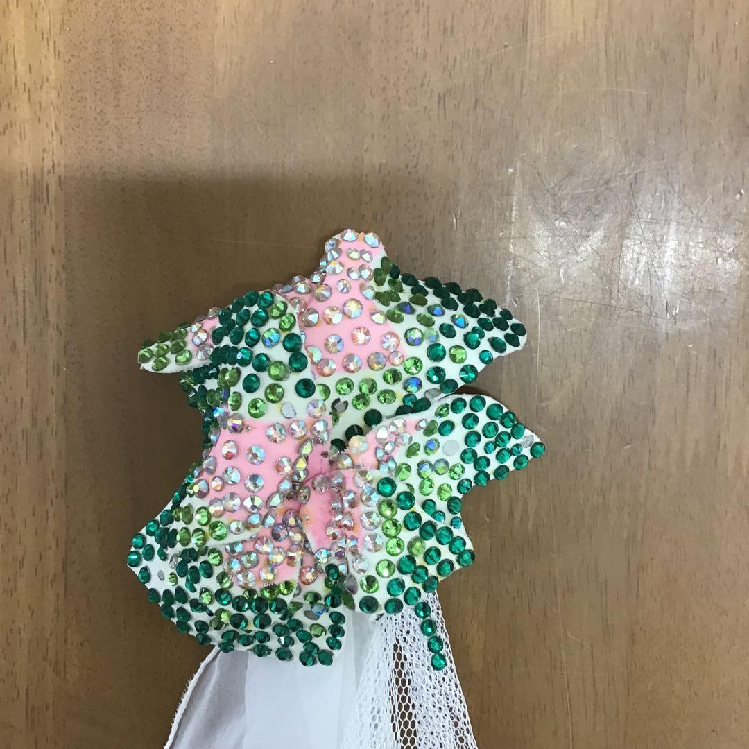 【お値下げしました】社交ダンスドレス　白　タカダンス