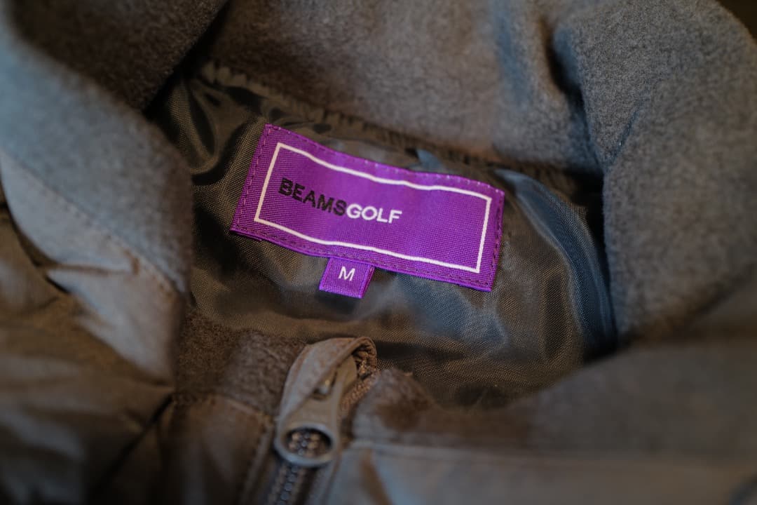 BEAMS GOLF グレー ダウンベスト M