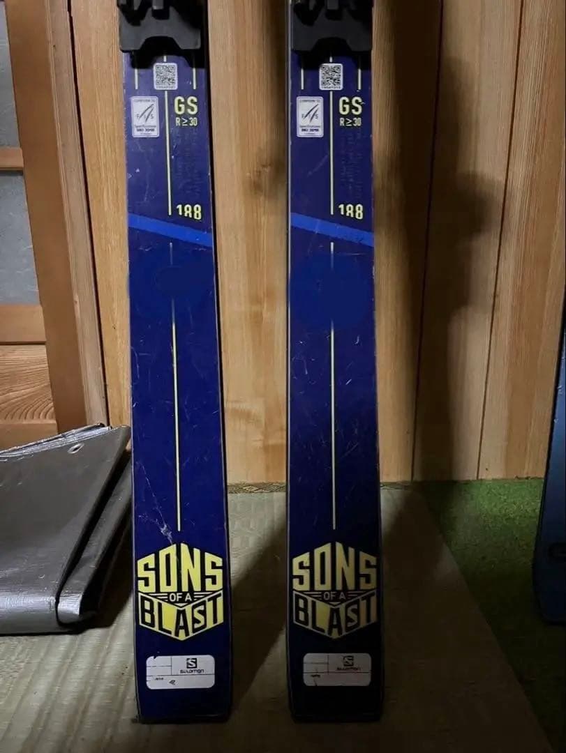 SALOMON S/RACE GS 188cm(ビンディング、プレート付き)