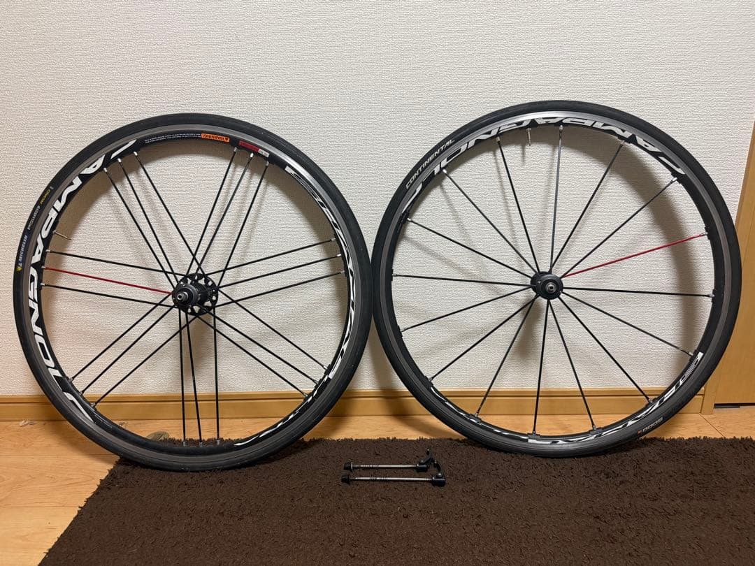 【最高峰アルミ】Campagnolo SHAMAL ULTRA 限定・赤スポーク