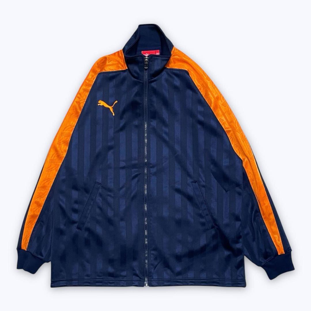 プーマ PUMA ジャージ 上下 セットアップ 紺 オレンジ Y2K S-M