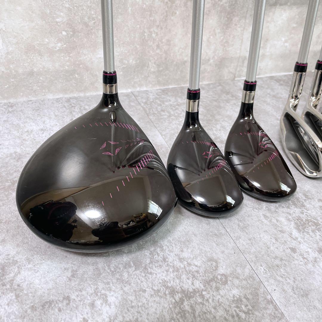 【美品】ツアーステージ　VIQ CL レディース　ゴルフクラブセット　10本　L