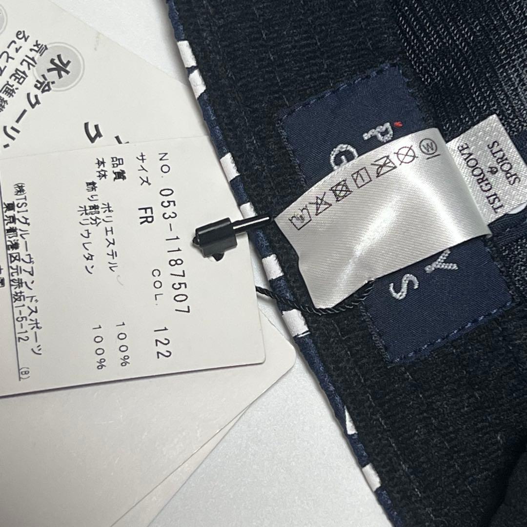 【札付き未使用品】パーリーゲイツ　総ロゴ柄キャップ　ネイビー　フリー