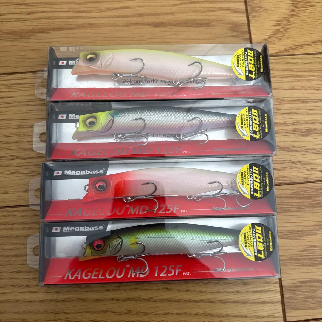 メガバス　カゲロウMD125F 4色セット