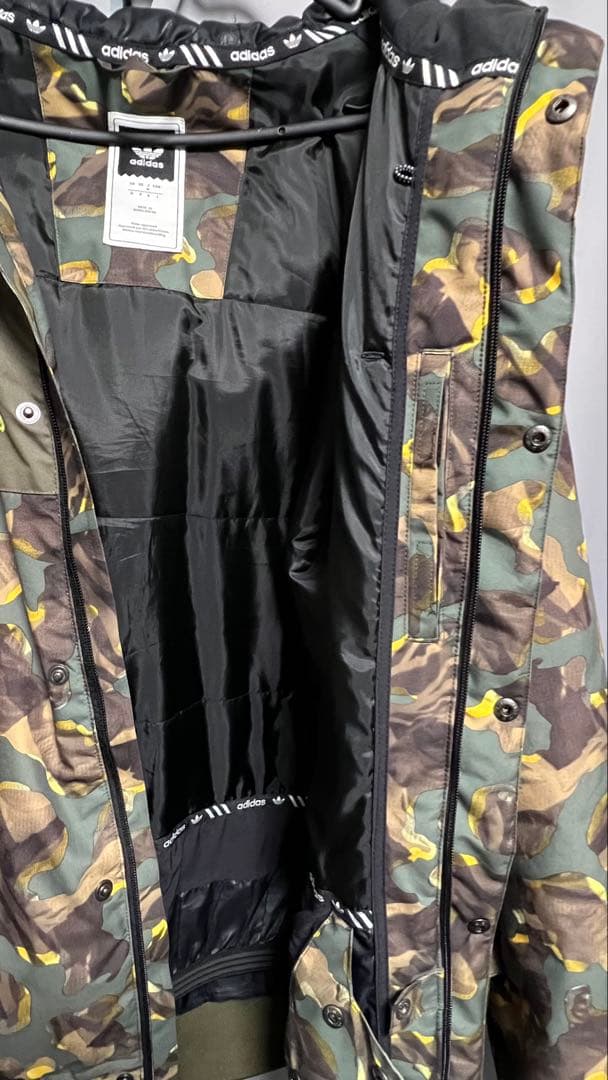 ウェア Adidas boarding Jacket Camo size M