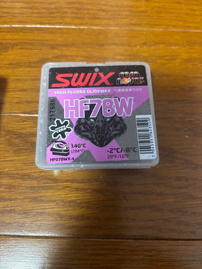 SWIX スキー用ワックスセット HF6.7.8BW