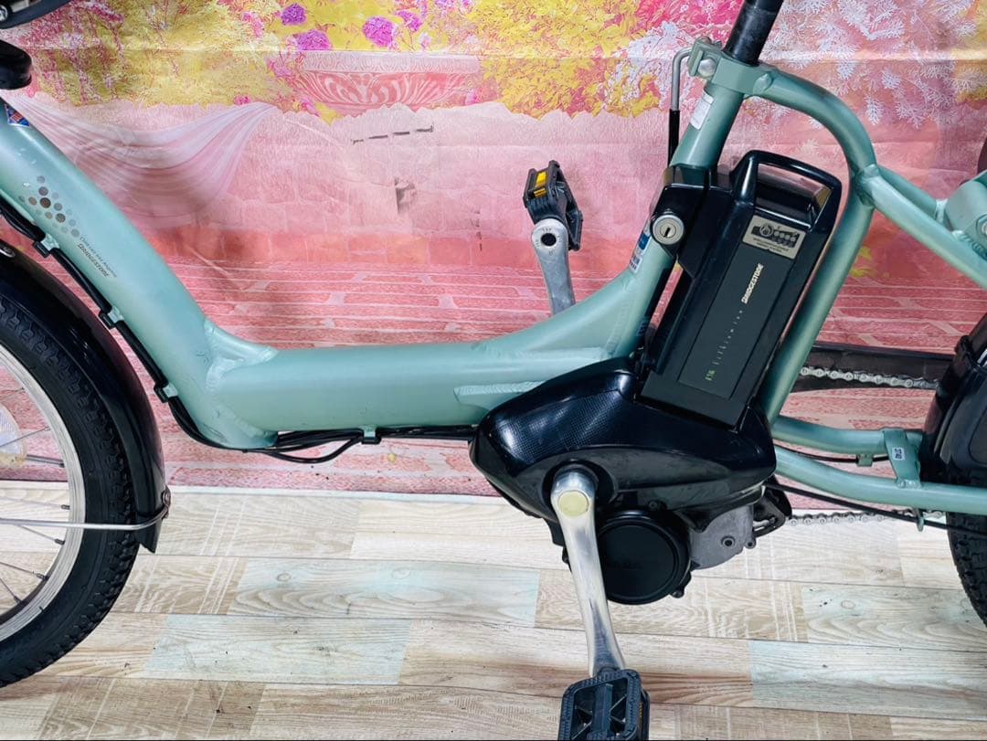 ZK3740 電動自転車 ブリヂストン アンジェリーノ 子供乗せ 20インチ