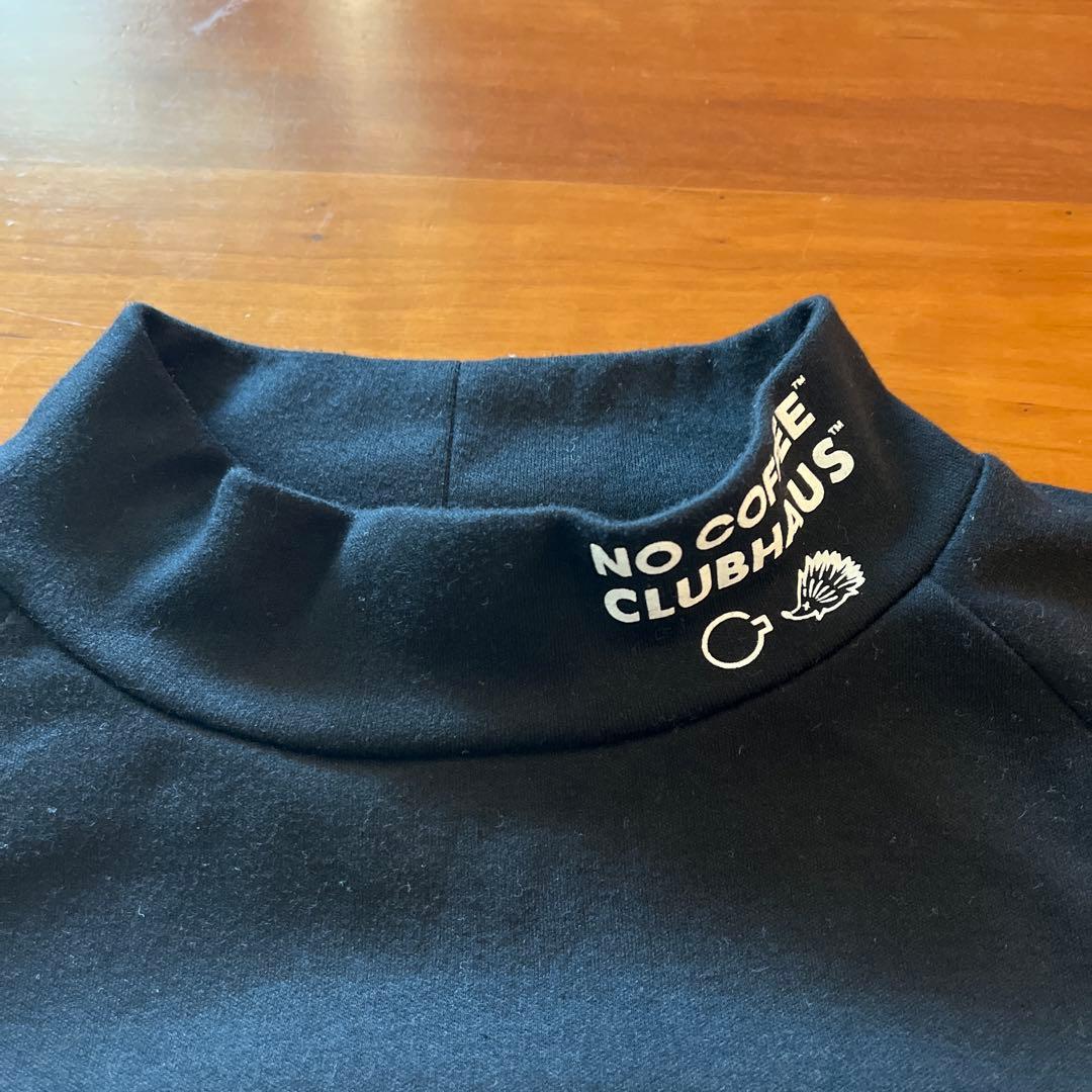 no coffee clubhaus コラボ モックネック 黒