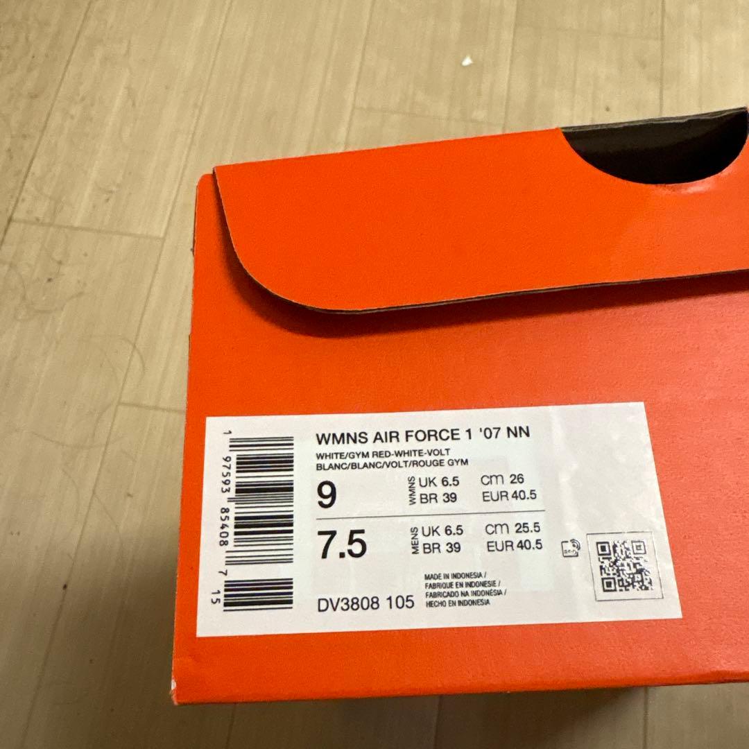 Nike Air Force 1 ホワイト/レッド