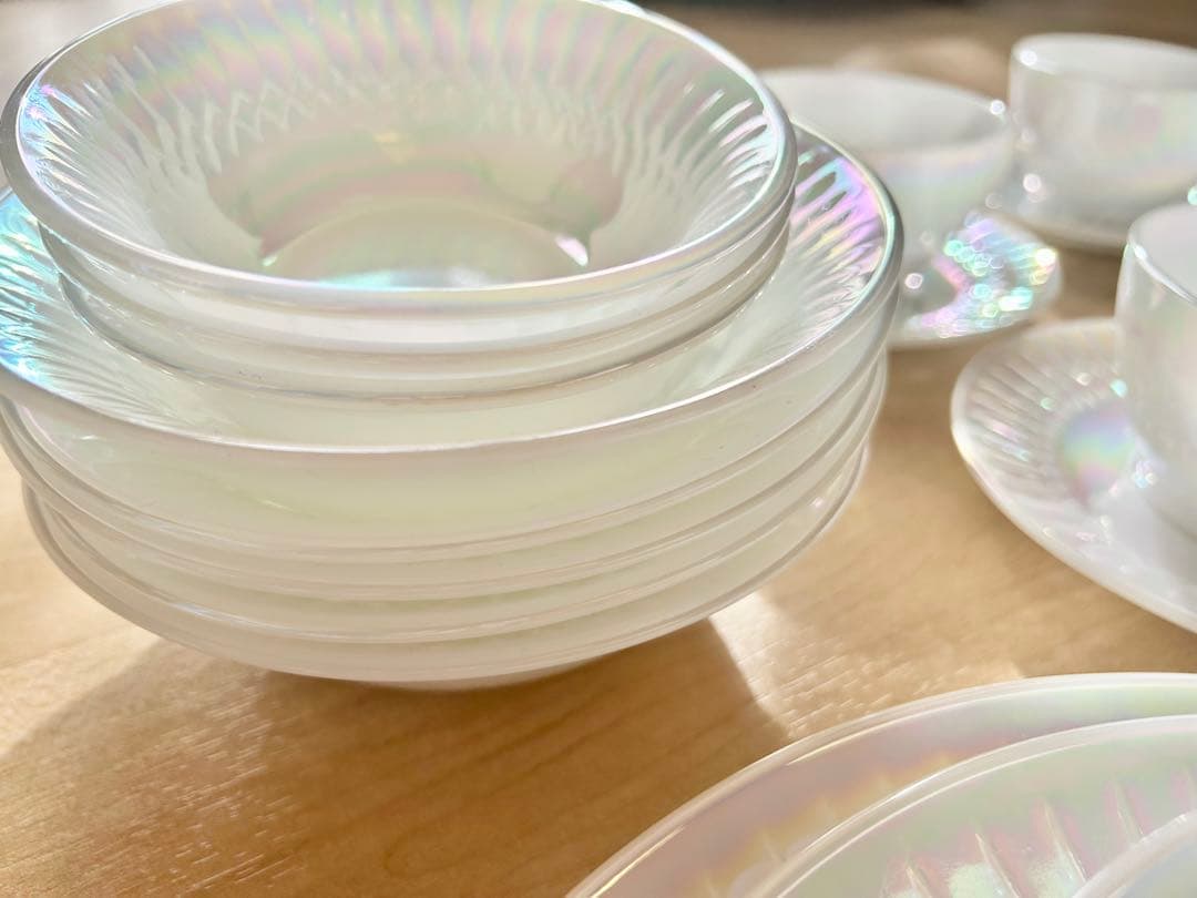 希少 ヴィンテージ 食器セット 27点 フェデラル オーロラ