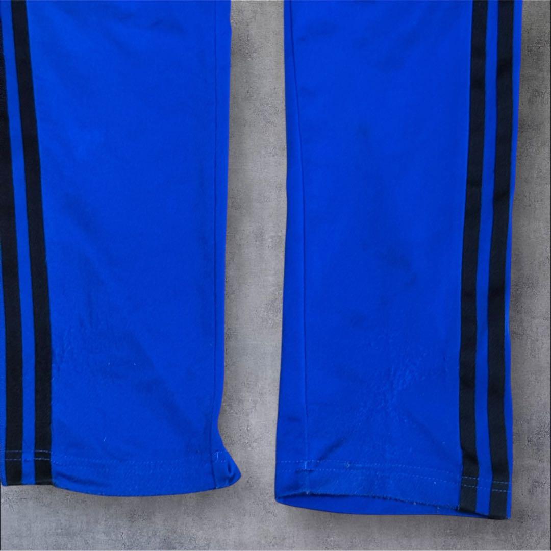 【良品】adidas アディダス トラックジャケットセットアップ Lサイズ 青