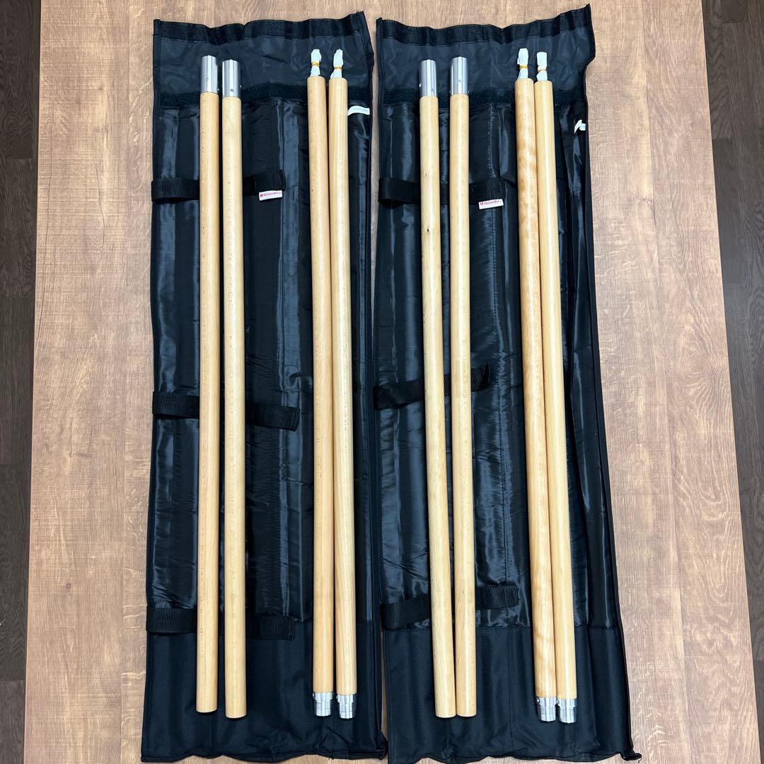 美品 ハイランダー ウッドポール180 2本 2セット