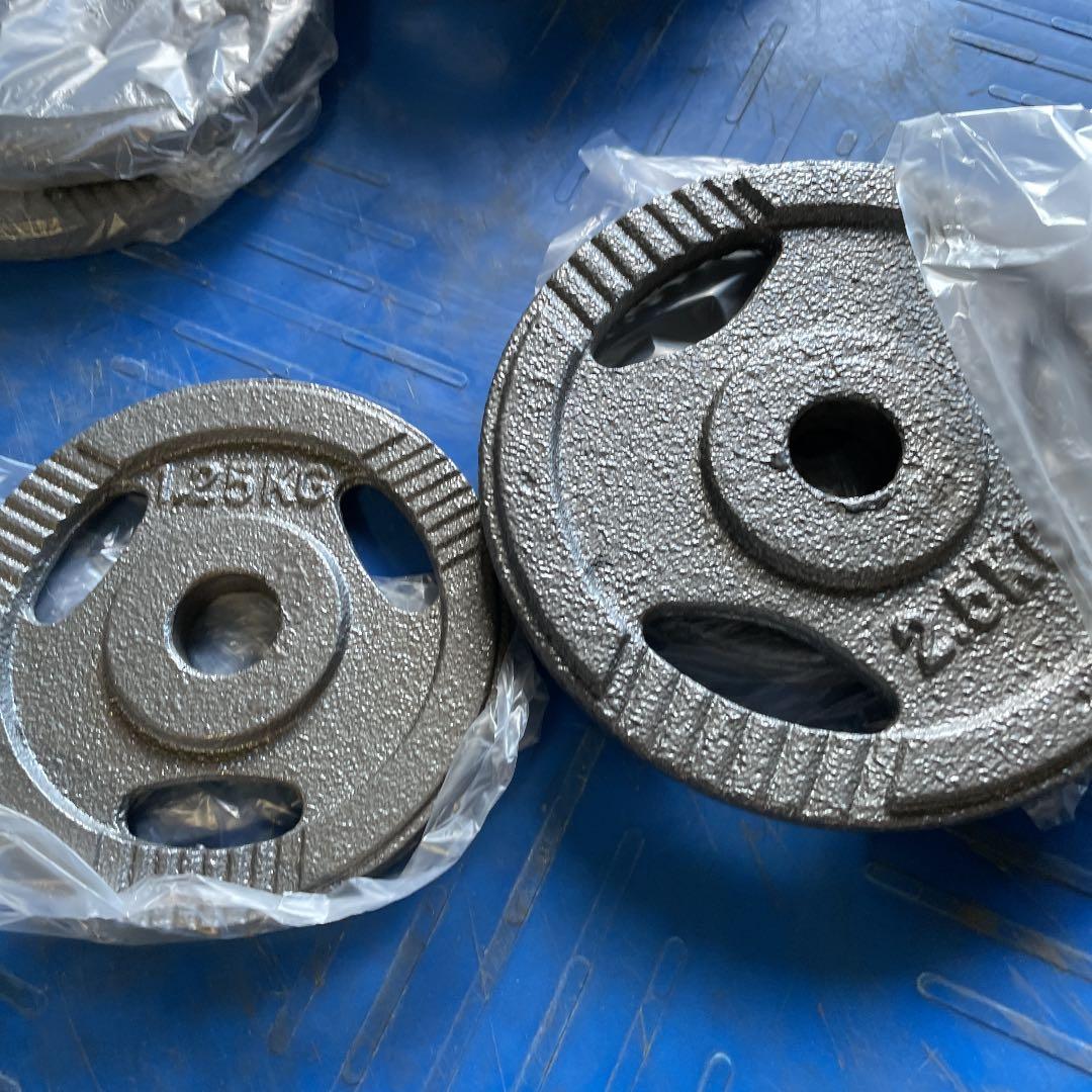 29mm  アイアンプレート　1.25kg  2.5kg 各4枚