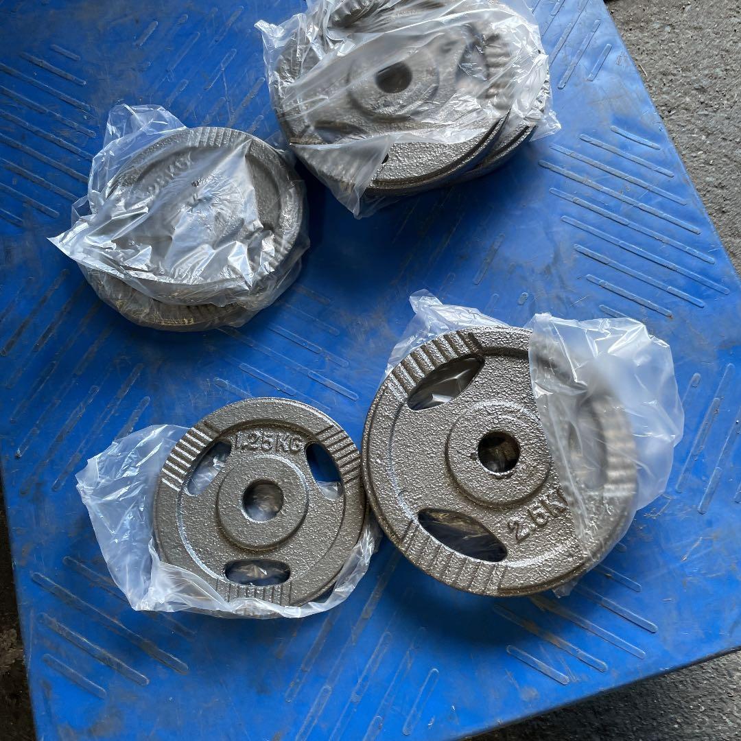 29mm  アイアンプレート　1.25kg  2.5kg 各4枚