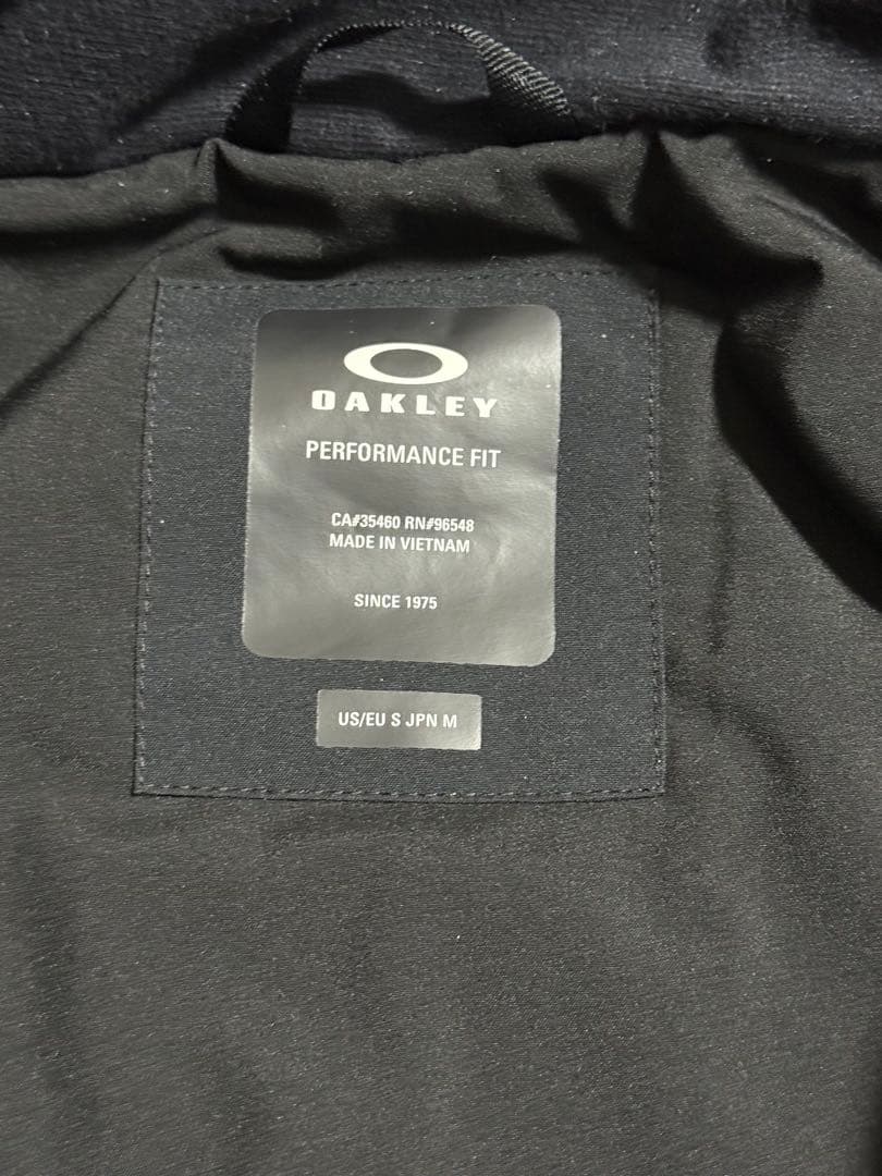 OAKLEY パフォーマンスフィットジャケット ブラック