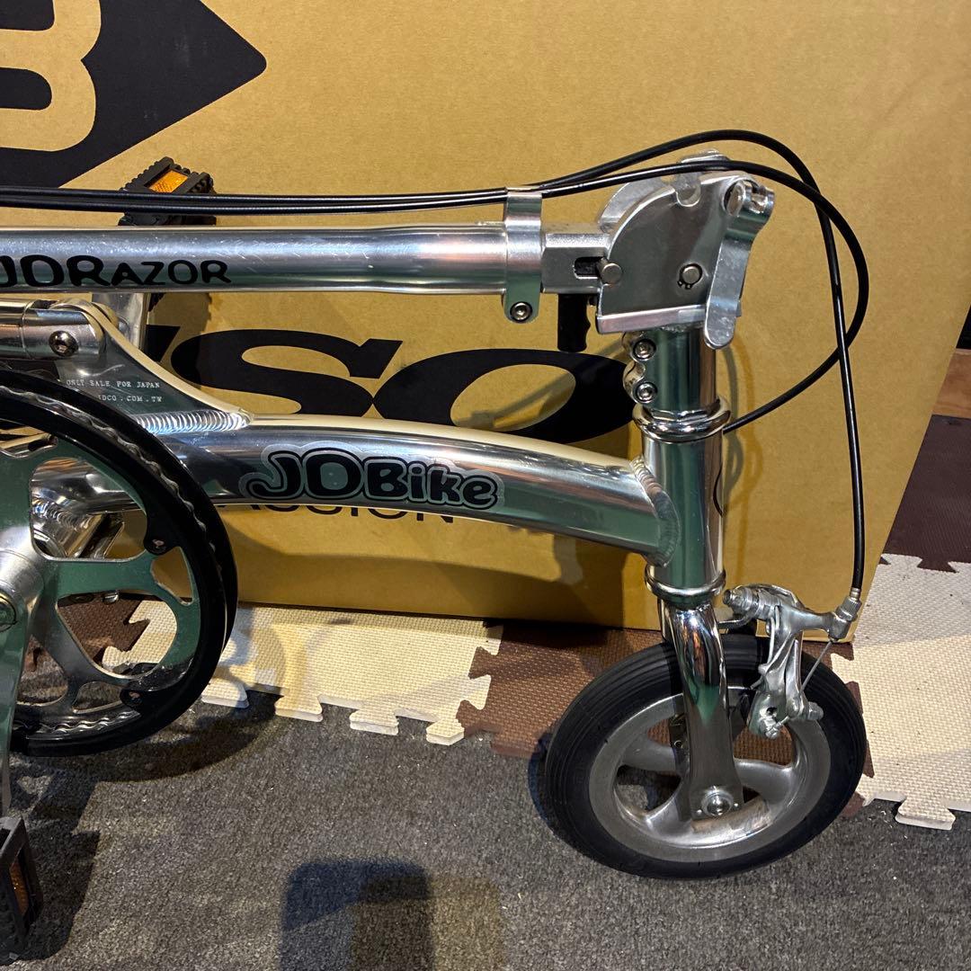 C17 折りたたみ自転車 JD RAZER JD Bike　鏡面仕上シルバー