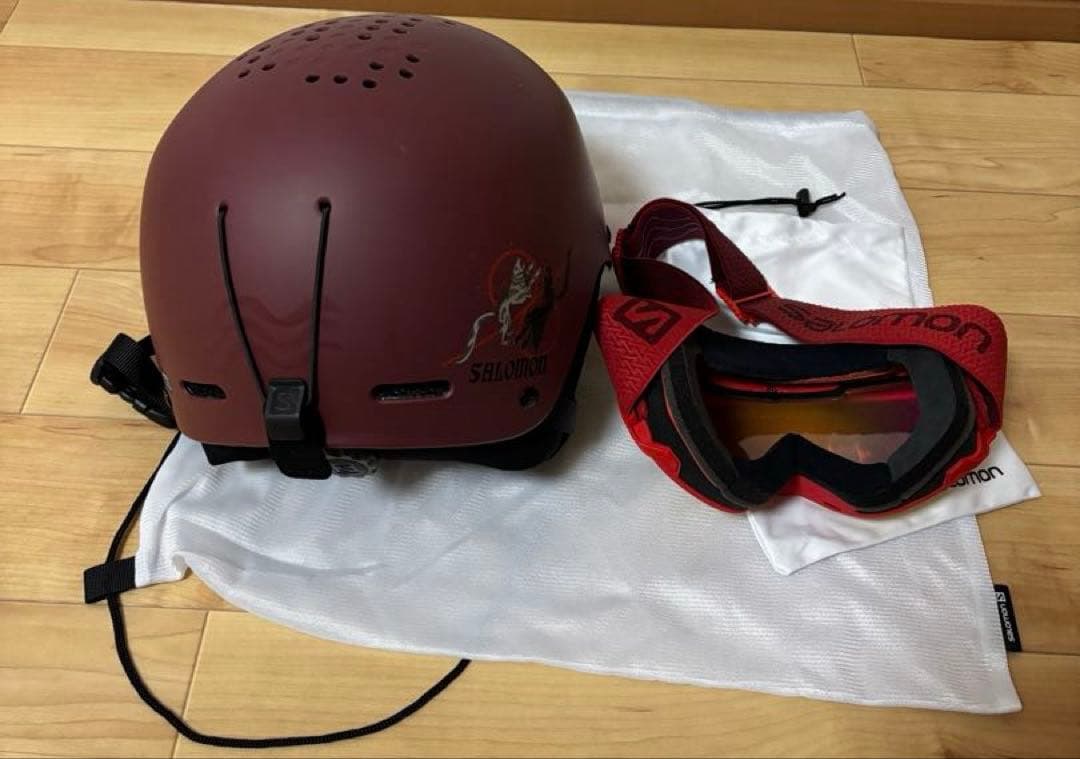 サロモン　ヘルメット＆ゴーグルまとめ売り！