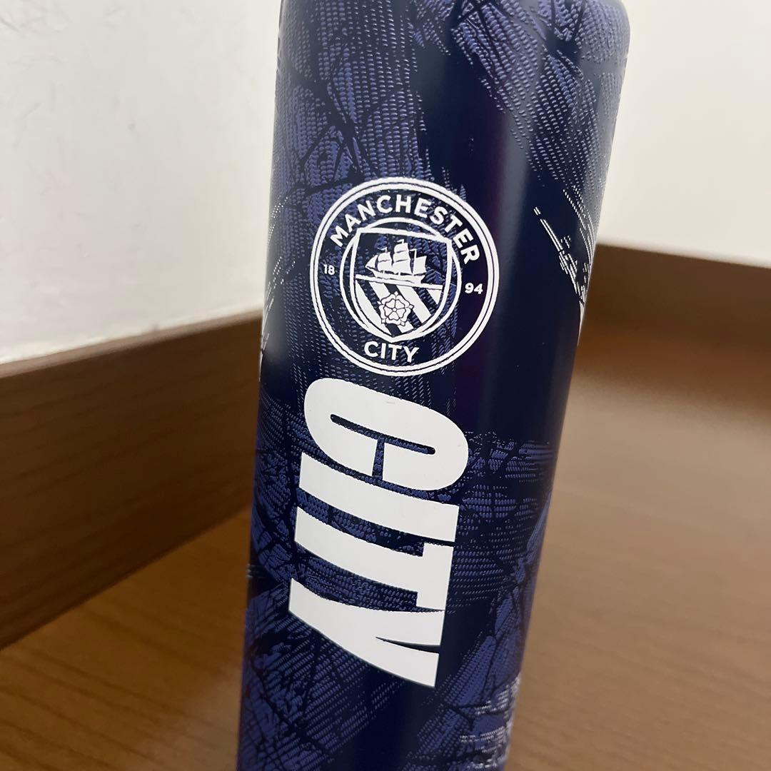未使用　新品　マンチェスターシティ ボトル ネイビー　水筒