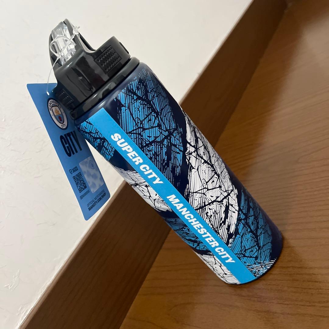 未使用　新品　マンチェスターシティ ボトル ネイビー　水筒