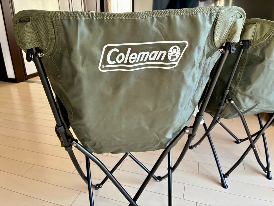 【Coleman】　コールマン　ヒーリングチェアNX オリーブ　2脚セット