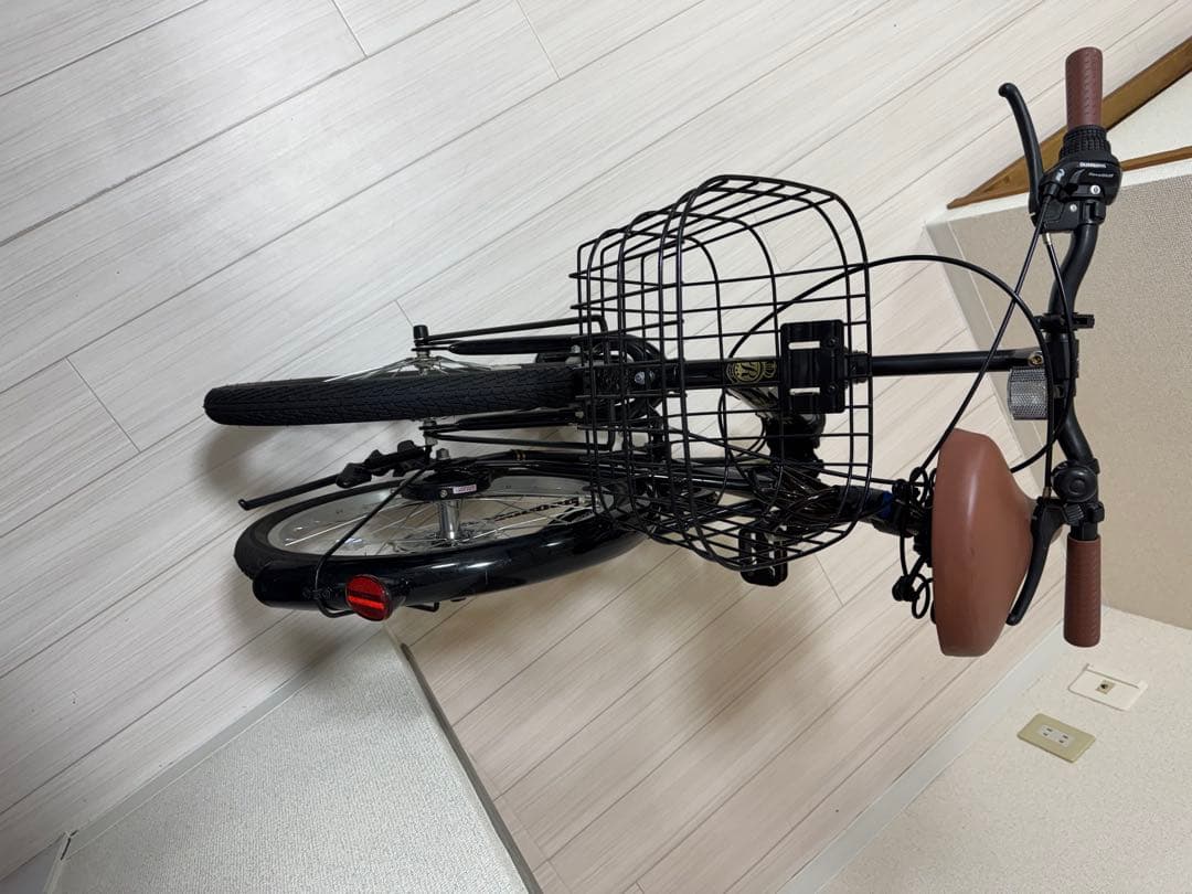 折り畳み自転車　黒