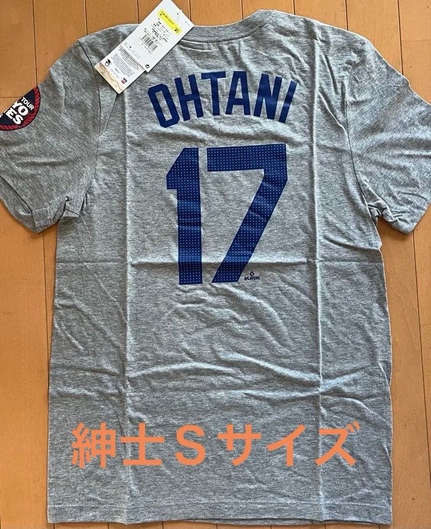 新品ドジャース大谷翔平2025TOKYOシリーズ Tシャツ　Sサイズ グレー