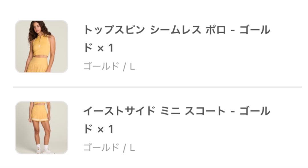 Wilson テニス ポロとスコート