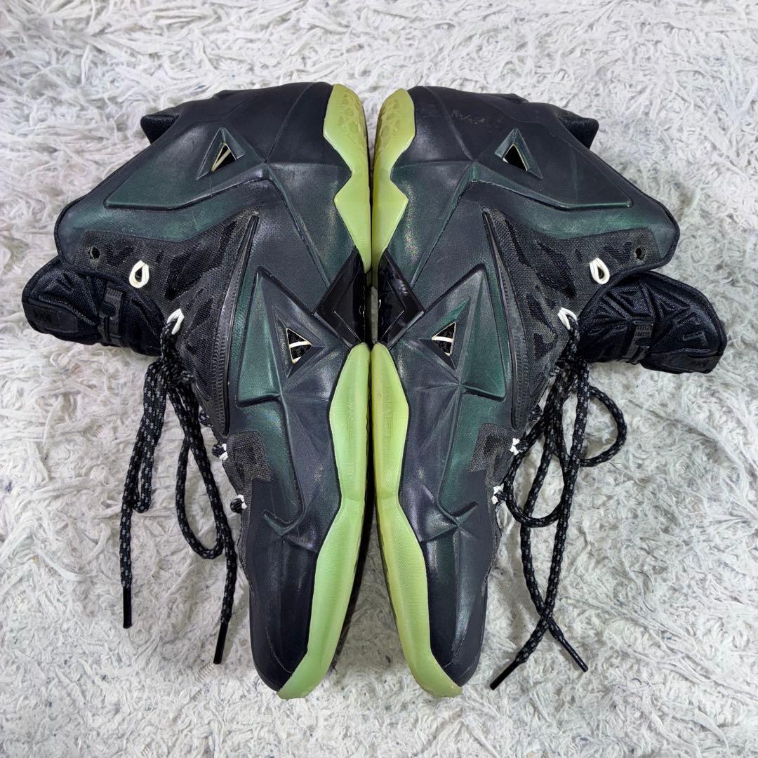 NIKE ナイキ レブロン11 lebron 11 ブラック×グリーン 28.5