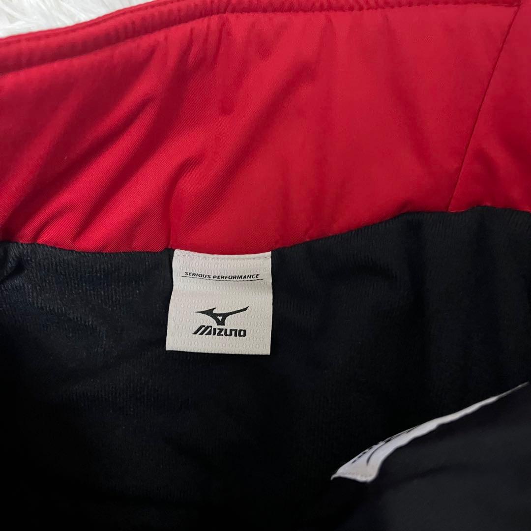 美品 最高級 ミズノ MIZUNO セットアップ スキー ウェア 赤 上下