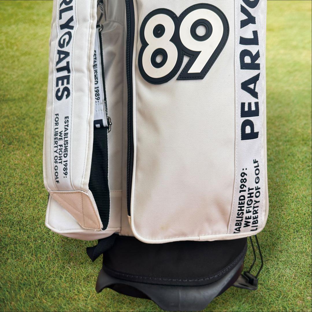 限定50本　PEARLY GATES スペシャルコラボ　キャディバッグ　白　黒