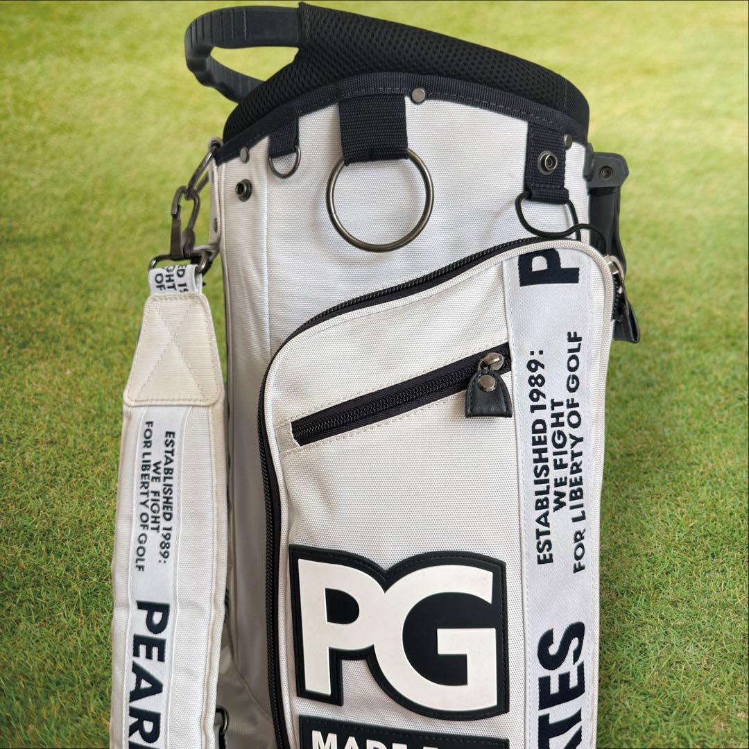 限定50本　PEARLY GATES スペシャルコラボ　キャディバッグ　白　黒