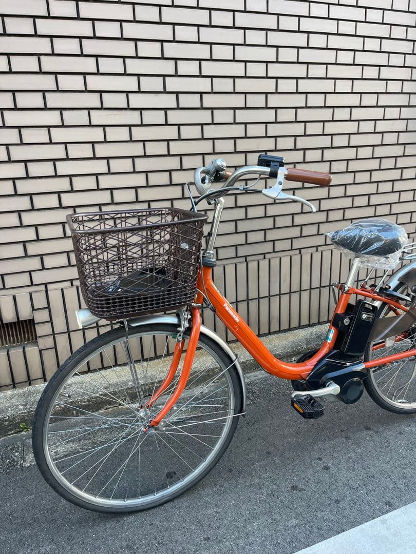 12ahオレンジ 電動アシスト自転車 シティタイプ