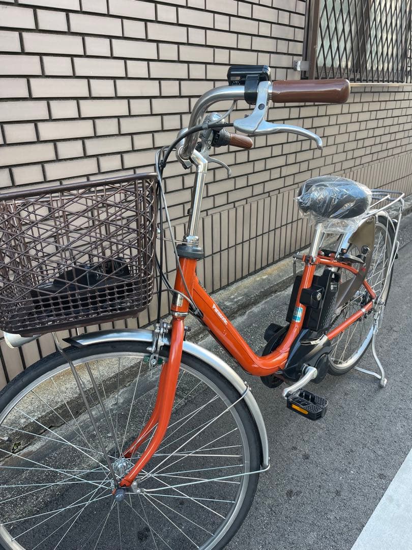 12ahオレンジ 電動アシスト自転車 シティタイプ