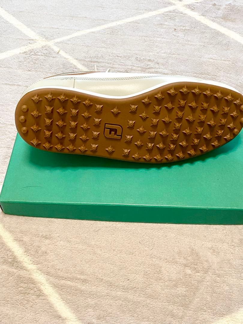 FootJoy フットジョイ メンズ ホワイト/ゴールド スニーカー