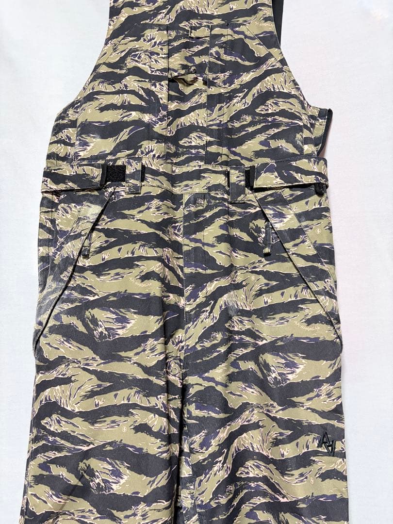 AA 　HARDWEAR　ヒブパンツ　迷彩　メンズS　スノボーウェア　つなぎ