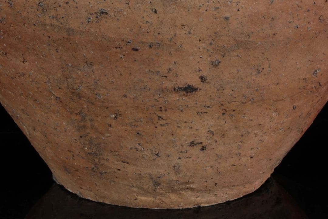 古陶 自然釉 古壺 灰被り 胡麻景色 大壺 高さ36㎝ 時代物 古道具 骨董品
