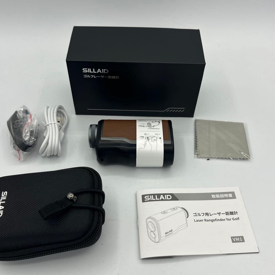 SILLAID ゴルフ用レーザー距離計 VM1 ブラウン