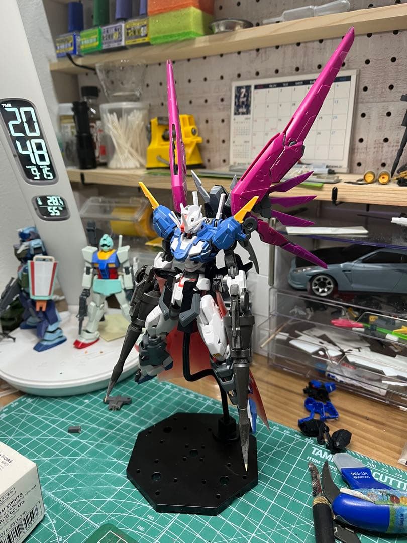 HG　ガンダムエアリアルファントムカスタム　全塗装・完成品