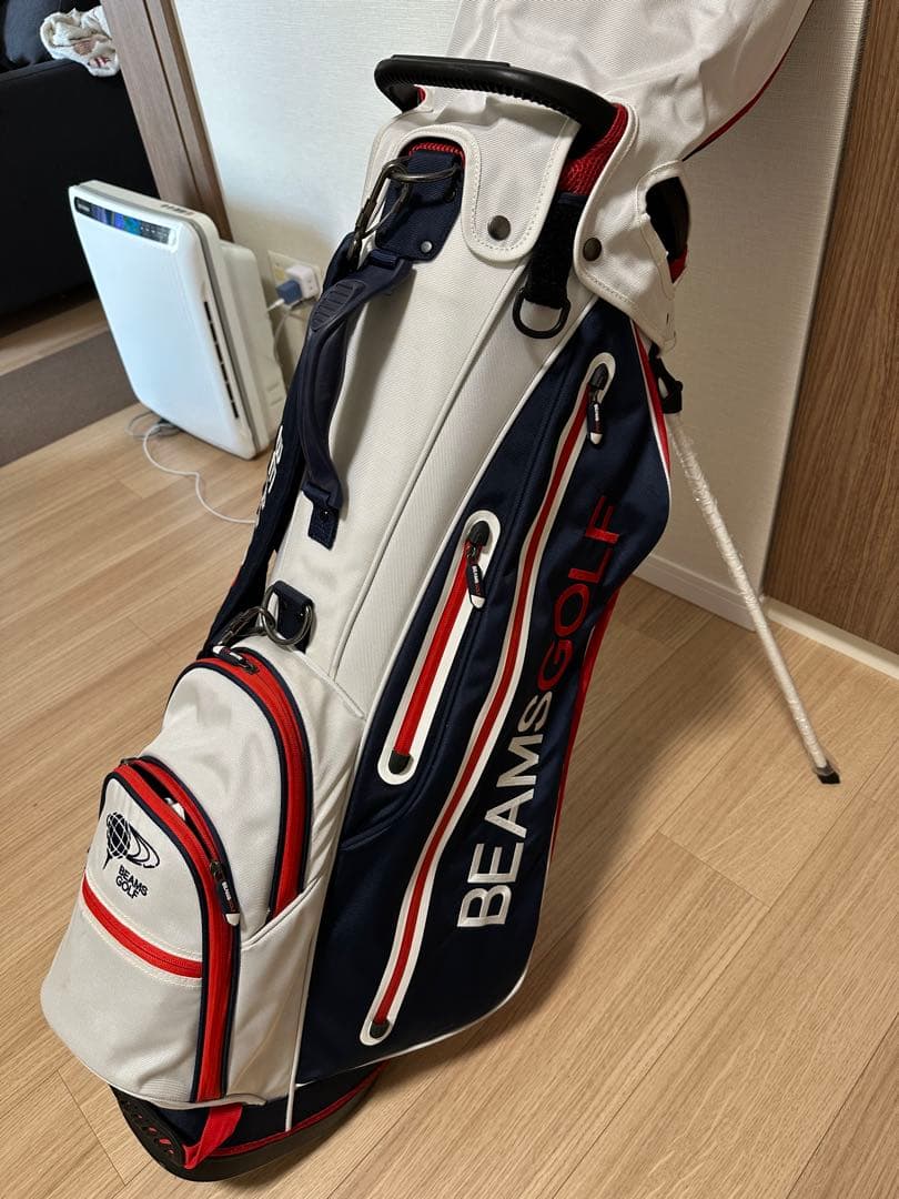 BEAMS GOLF キャディバッグ スタンド付き