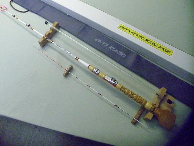 (1114-1)手作り筏竿(全長139cm)【￥22,000を￥15,000－】